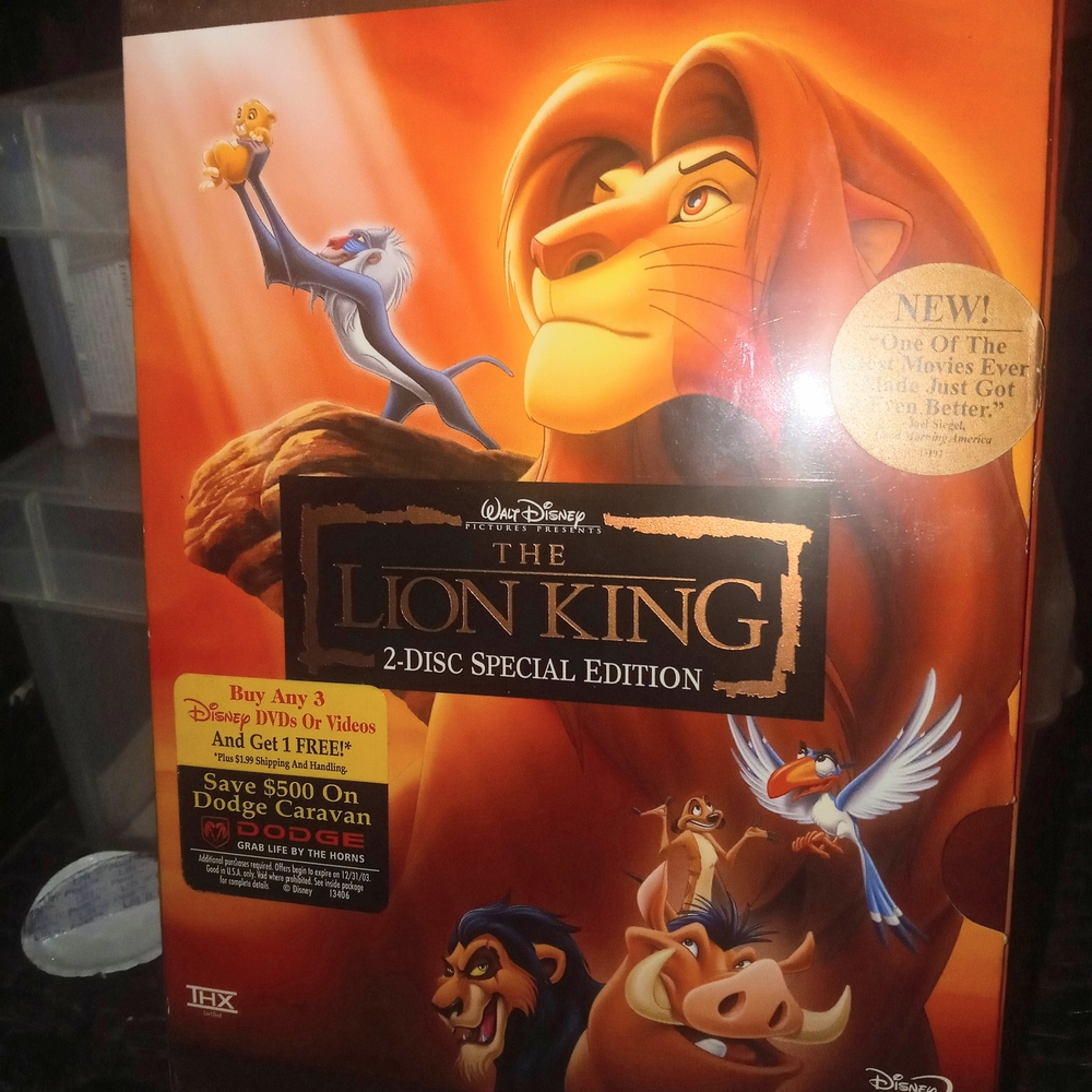Disney The Lion King Special Edition - Orange and Yellow Cover